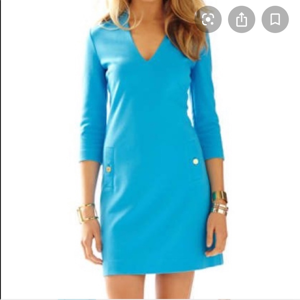 Blue Lilly Pulitzer sheath dress
